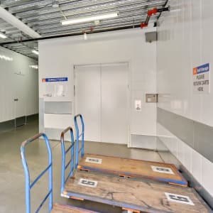 Carts make storing easier at A-1 Self Storage in San Diego, California