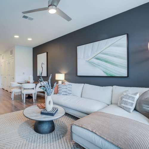 Living room at Afton Palms in Sanford, Florida