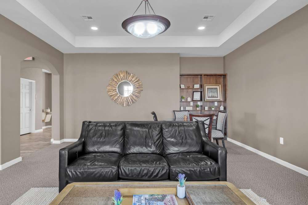 Couch at Wickham Gardens in Sapulpa, Oklahoma