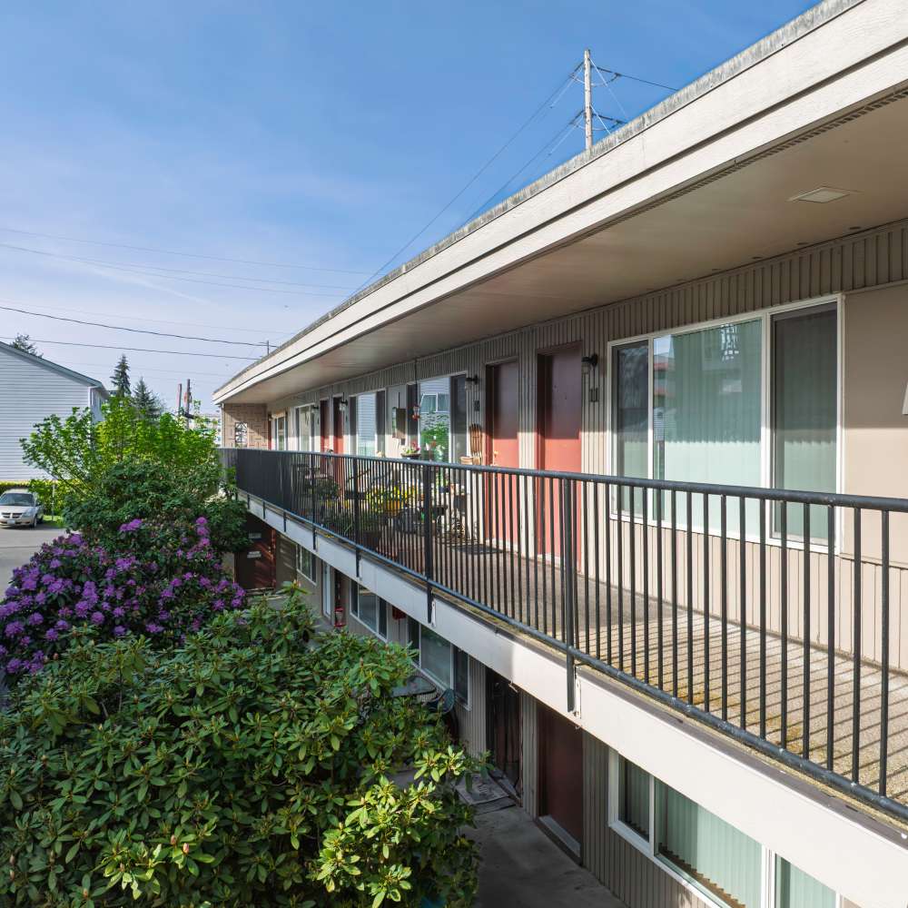Ariel view of Brentwood Apartments in Olympia Washington