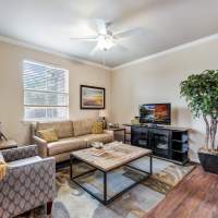 Room with sofa at Renaissance At North Park in Lubbock, Texas