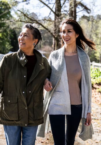 Residents out shopping near Belvedere at Berewick in Charlotte, North Carolina