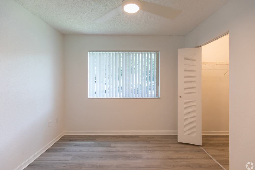 Spacious bedroom at Sunset Bay Apartments in Cutler Bay, Florida