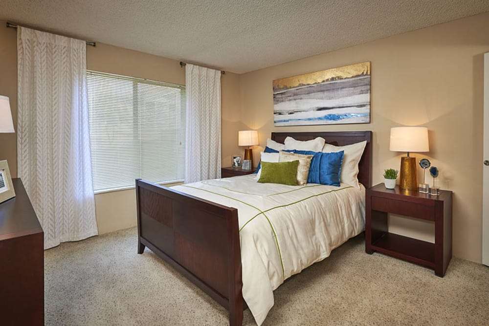 Bedroom at Alton Green Apartments in Denver
