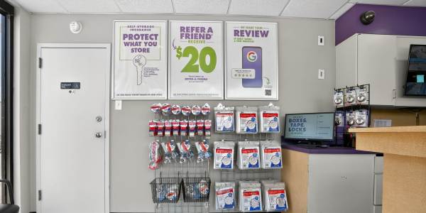 Packing supplies available at Key Storage - Jefferson in Jefferson, Louisiana,