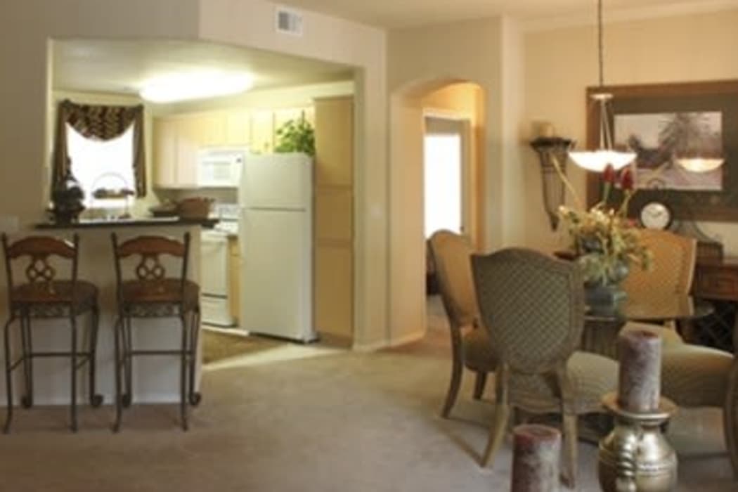Living room at Broadstone Heights