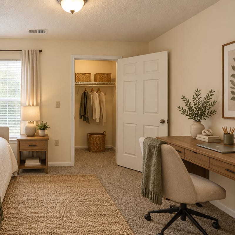 Bedroom at Camellia Trace in Jackson, Tennessee