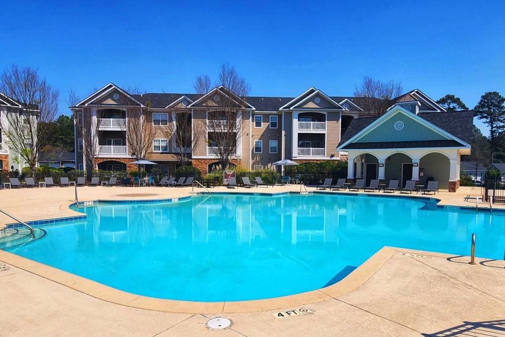 Resort-style swimming pool at Preserve at Windsor Lake in Columbia, South Carolina