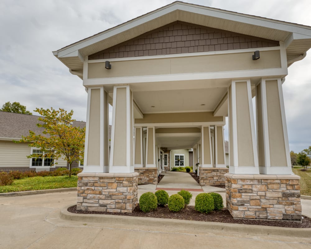 Entrance to Addington Place of Edwardsville in Edwardsville, Illinois