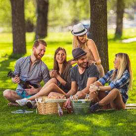 Friends having fun near New Medford in Medford, Oregon