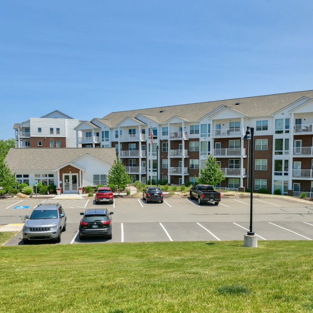 Parking at Crossroad Towers, Pittsburgh, Pennsylvania