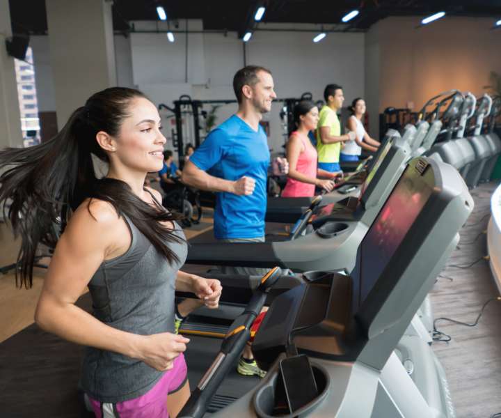 State-of-the-art fitness center at Park City Place in Bridgeport, Connecticut