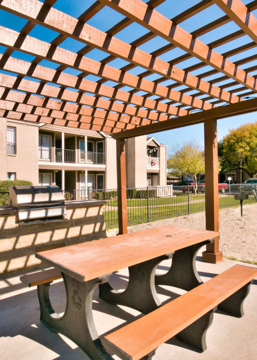 Rendering picnic area at Derby Park in Round Rock, Texas