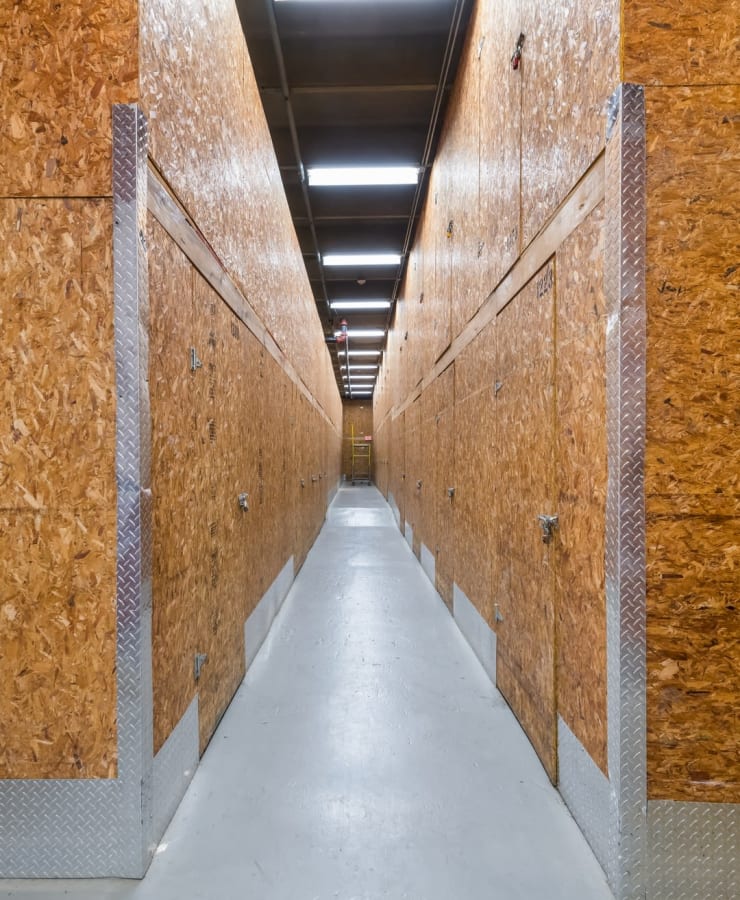 Interior units at StorQuest Self Storage in Arlington, Virginia