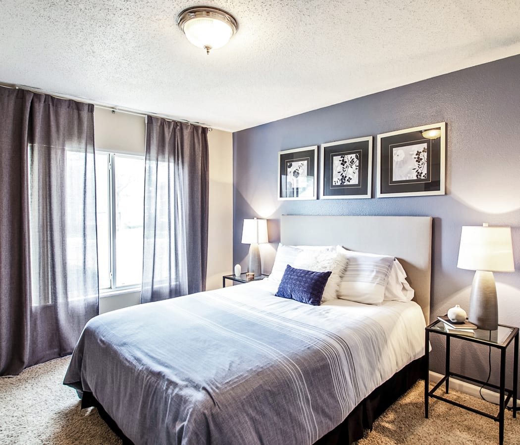 Bedroom at Broadmoor Ridge Apartment Homes in Colorado Springs, Colorado