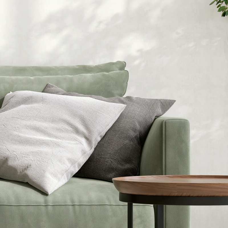 Living room with a couch at Hubbards Ridge in Garland, Texas