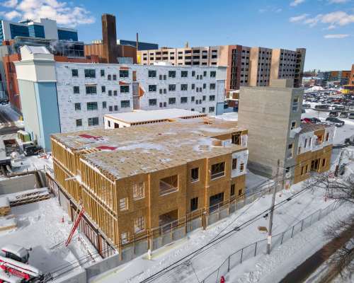 Construction Progress 7 at The Lawrence in Buffalo, New York