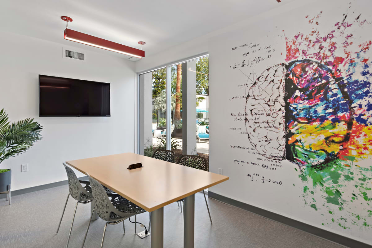 Resident meeting room at The Retreat at Thousand Oaks, Thousand Oaks, California