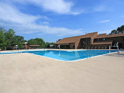 Luxurious swimming pool awaits you at Carriage Hill Apartment Homes in Randallstown, Maryland
