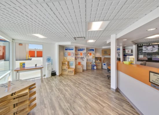 Leasing office at A-1 Self Storage in El Cajon, California