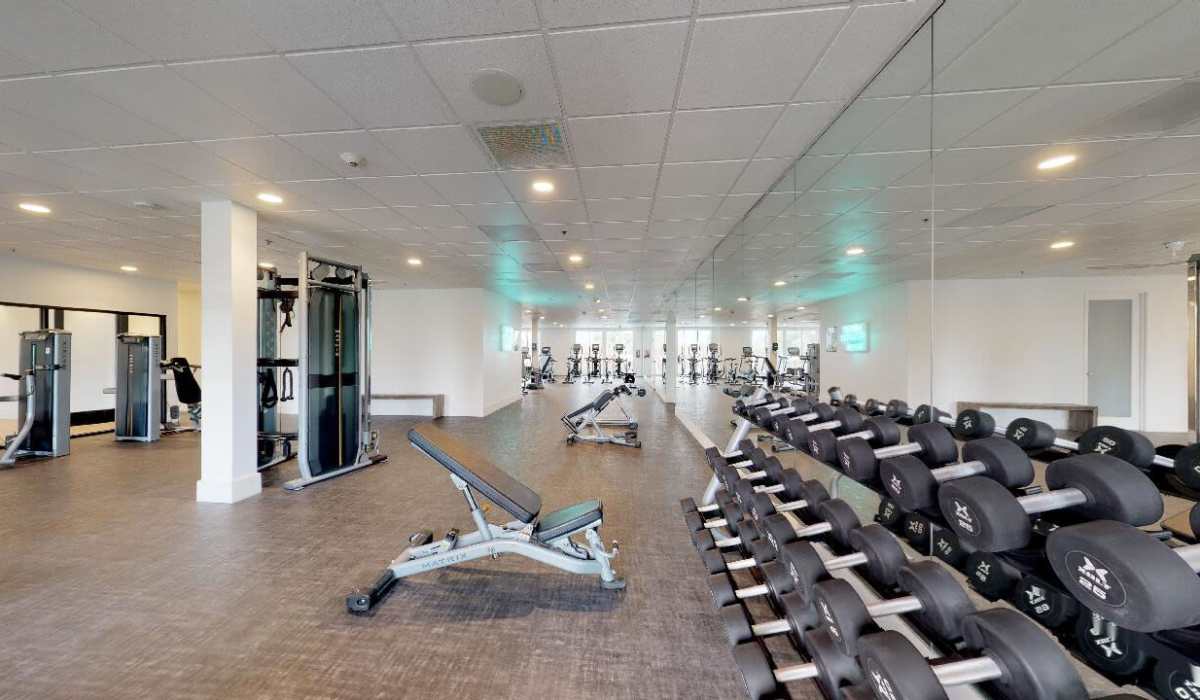 Fitness center at Plaza at Sherman Oaks in Sherman Oaks, California