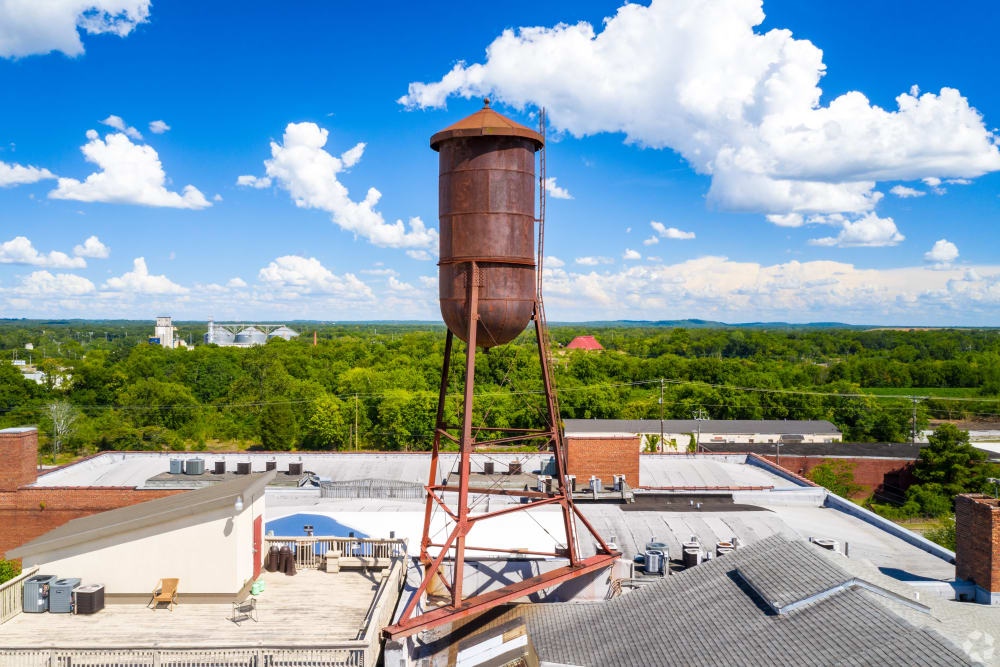 Water tower at Broadway Lofts in Macon, Georgia