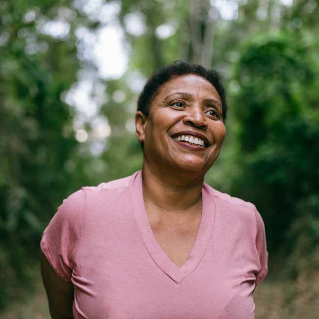 Resident in the park near Heirloom at Torrey Pines in Las Vegas, Nevada