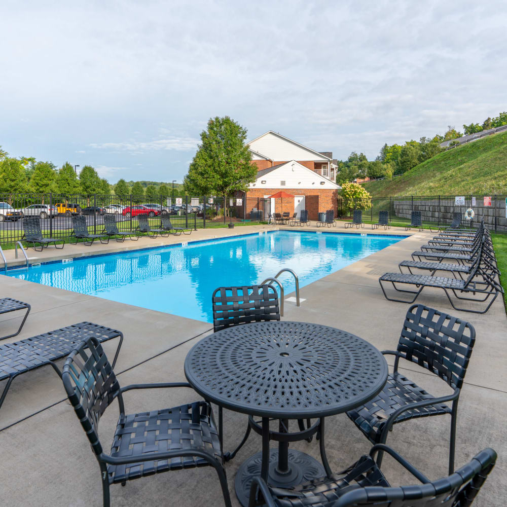 Swimming pool at Parkside Estates, Canonsburg, Pennsylvania