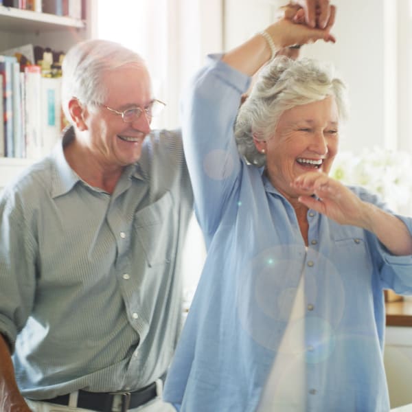 Couple dancing at The Crest at Citrus Heights in Citrus Heights, California