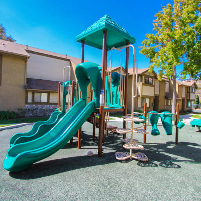 A playground for children at Home Terrace in San Diego, California