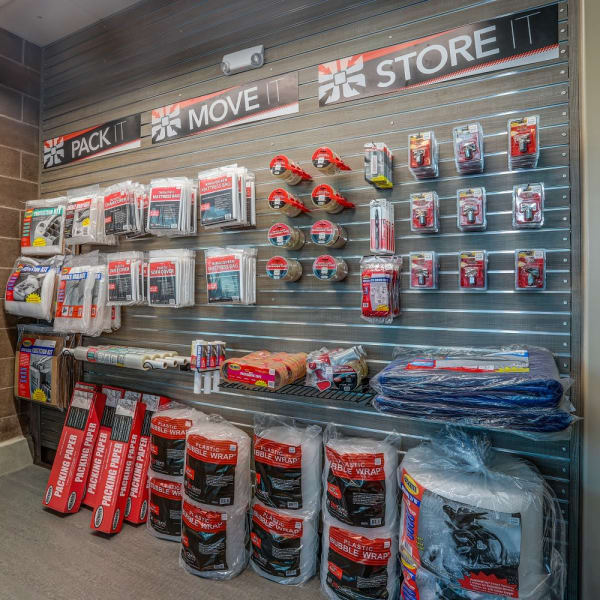 Packing supplies at StorQuest Self Storage in Arlington, Virginia