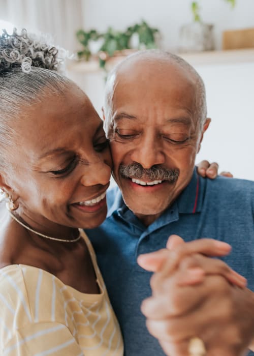 Residents dancing at Grand Villa of Sarasota in Sarasota, Florida