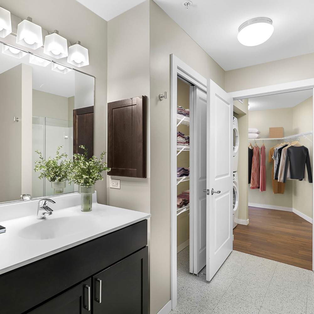 Bathroom with vanity at 430 Oak Grove in Minneapolis, Minnesota