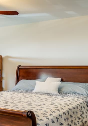 Bedroom at Terrace Lake Apartments in Bradley Beach, New Jersey