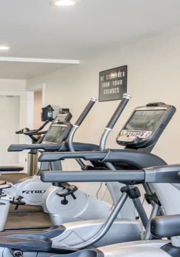 Exercise room at Carlyle Towers in Caldwell, New Jersey