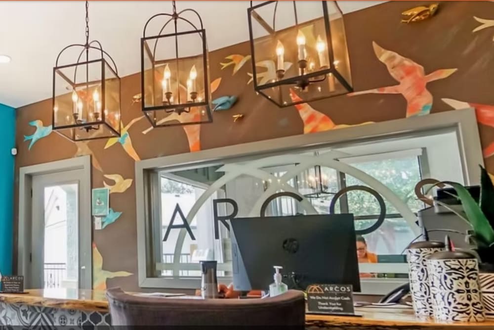 Business center at Arcos in San Antonio, Texas