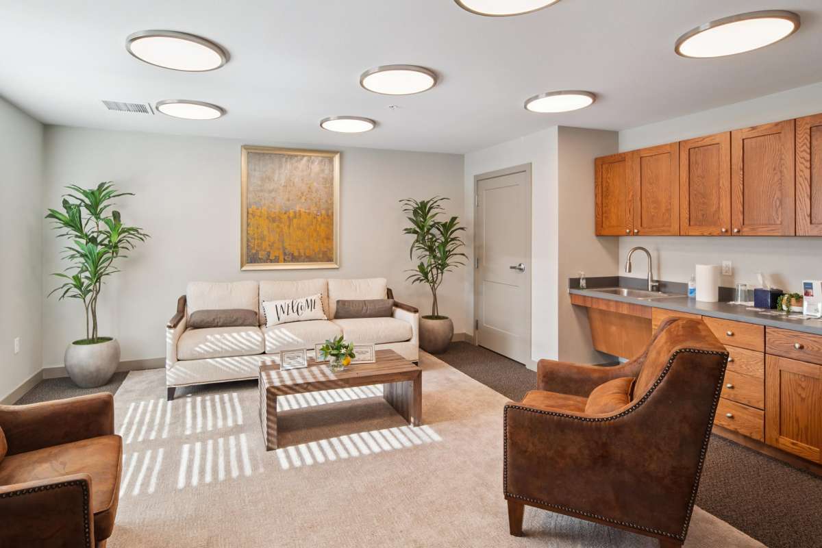 Clubhouse with its premium features at Villas At Mesa Ridge in Fountain, Colorado