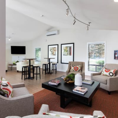 Modern club house at Skyline Redmond in Redmond, Washington