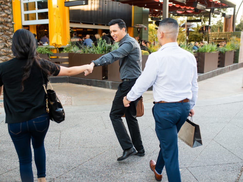 Residents meeting up for some retail shopping near The Regents at Scottsdale in Scottsdale, Arizona