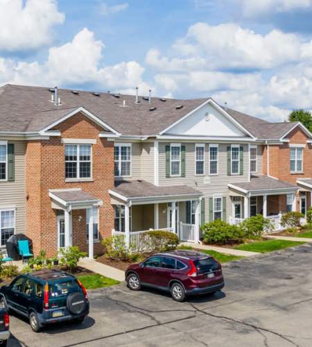 Private balcony at Ventana Hills in Coraopolis, Pennsylvania