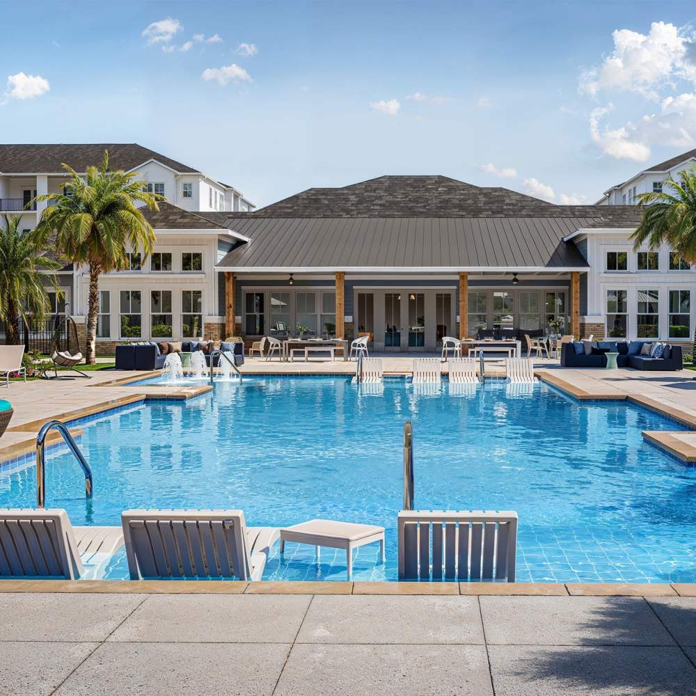 Pool at Encore Luxury Residences in Little River, South Carolina