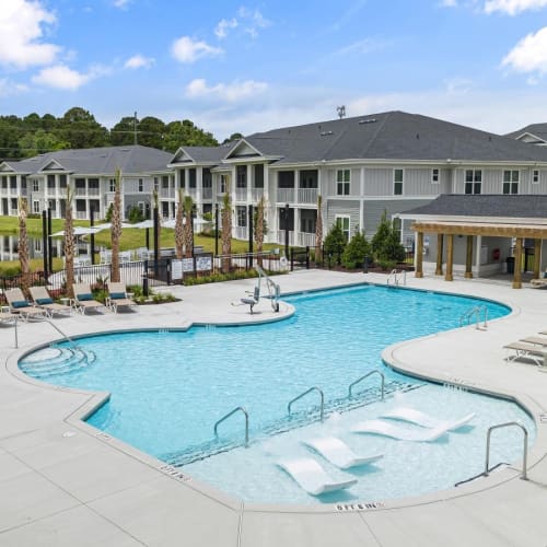 Swimming pool at Hudson Carolina Forest in Myrtle Beach, South Carolina