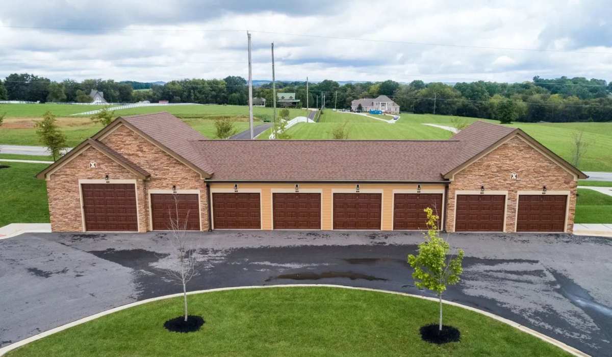 Great view of detached garages at Gallatin Commons in Gallatin, Tennessee
