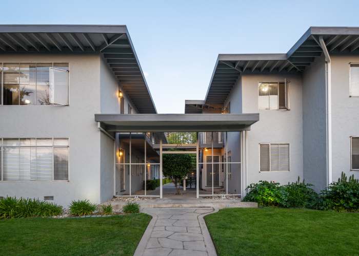 Lush exterior at Station 245 in Mountain View, California