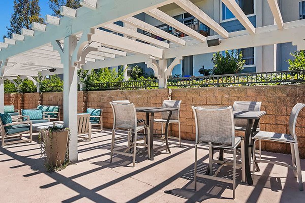 Outdoor spaces at The Avenue at Carlsbad in Carlsbad, California