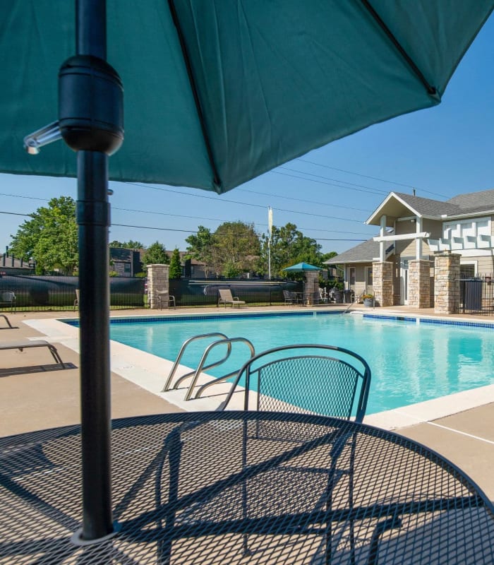 Swimming pool at Regency Point Apartments in Tulsa, Oklahoma
