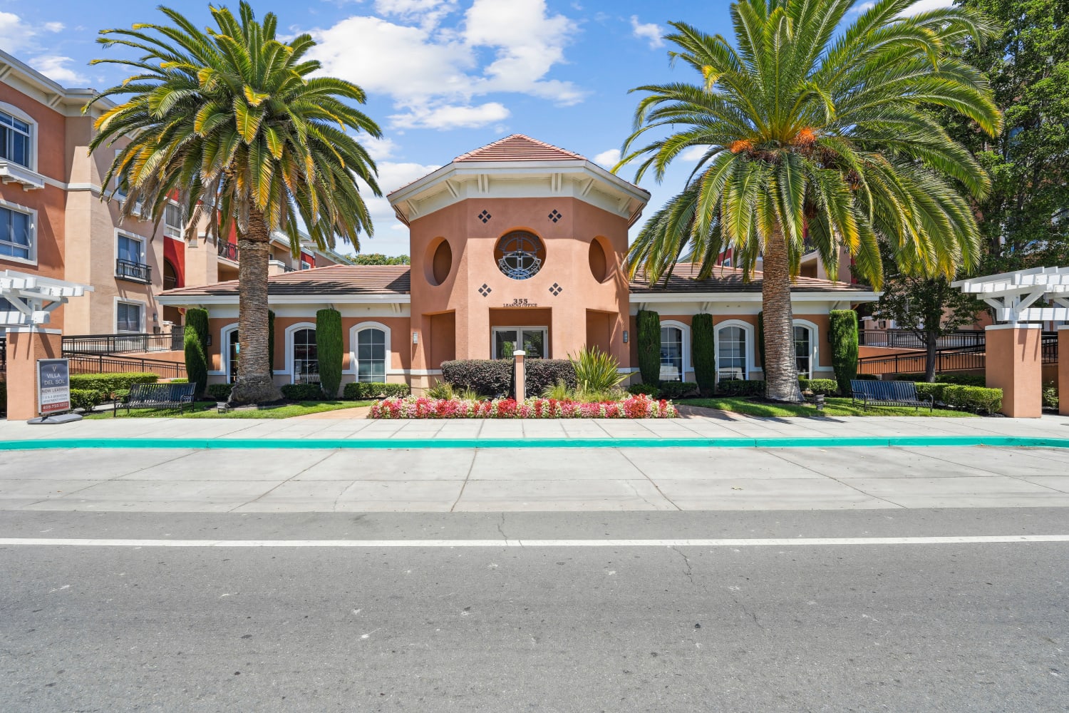 Exterior at Villa Del Sol in Sunnyvale, California