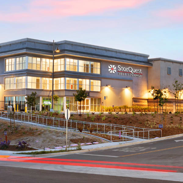 Exterior of StorQuest Self Storage in Santa Clarita, California