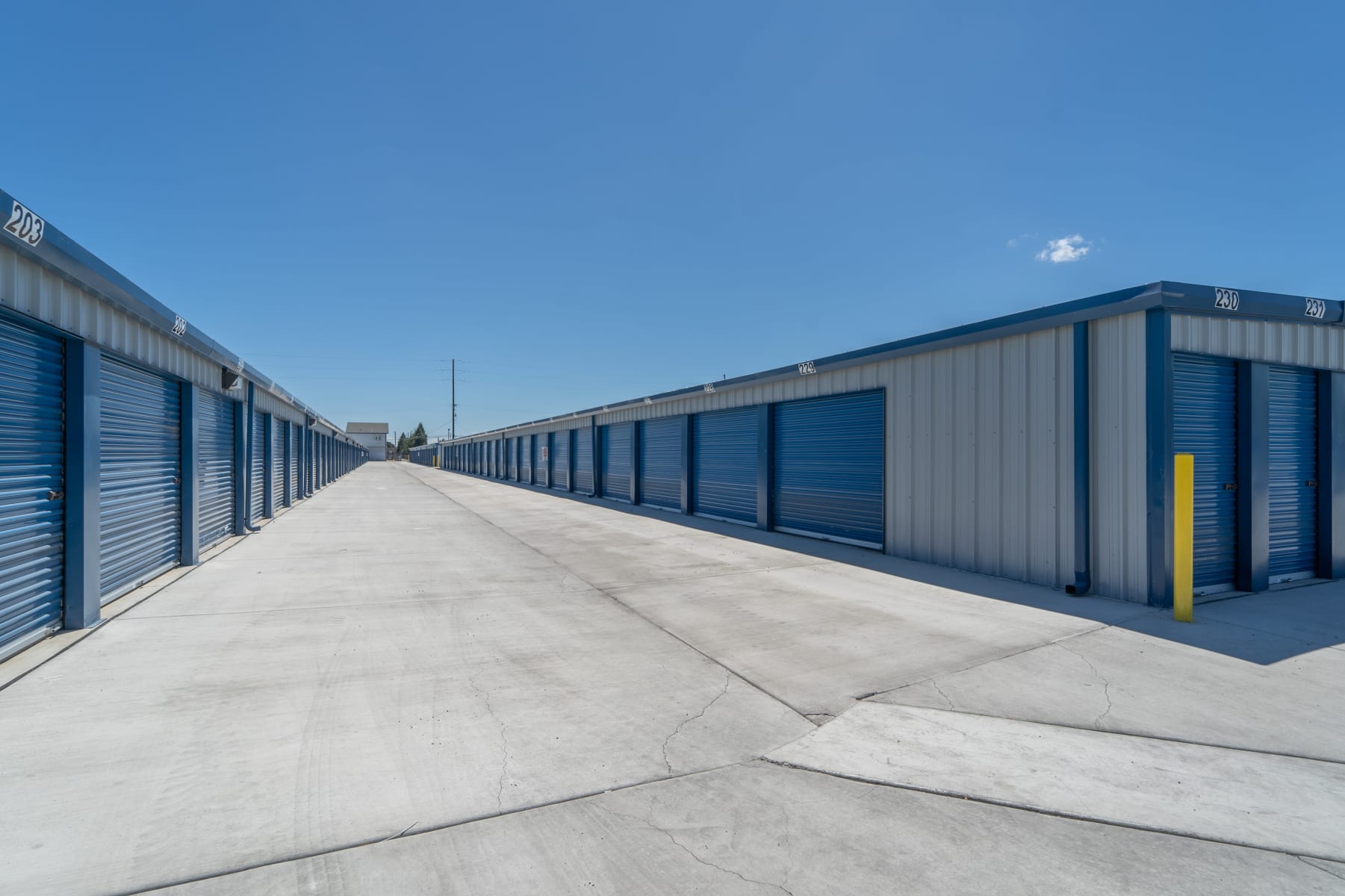 Storage solutions at Austin Road Self Storage in Manteca, California.