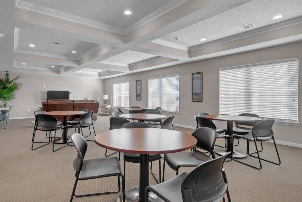Dining area at River Ridge in Sand Springs, Oklahoma